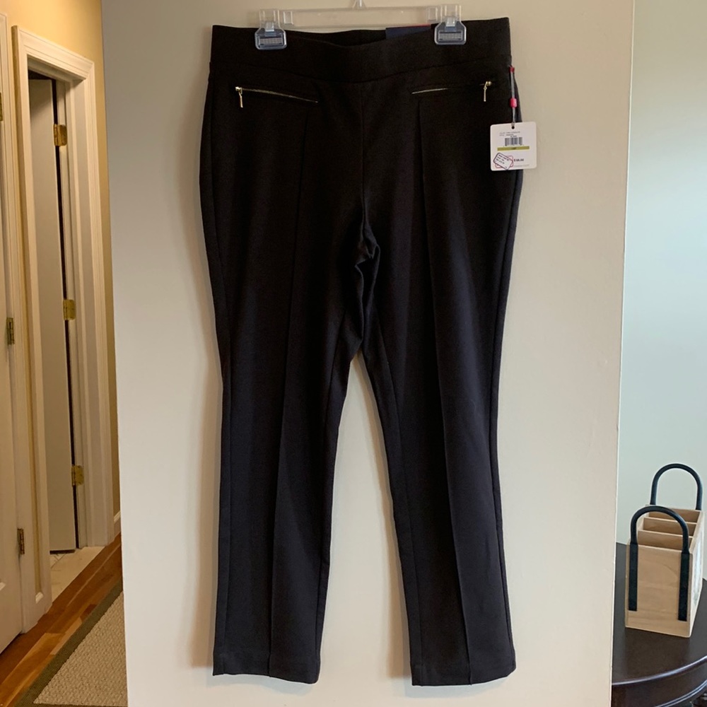 Brown stretch pants size 14 Petite